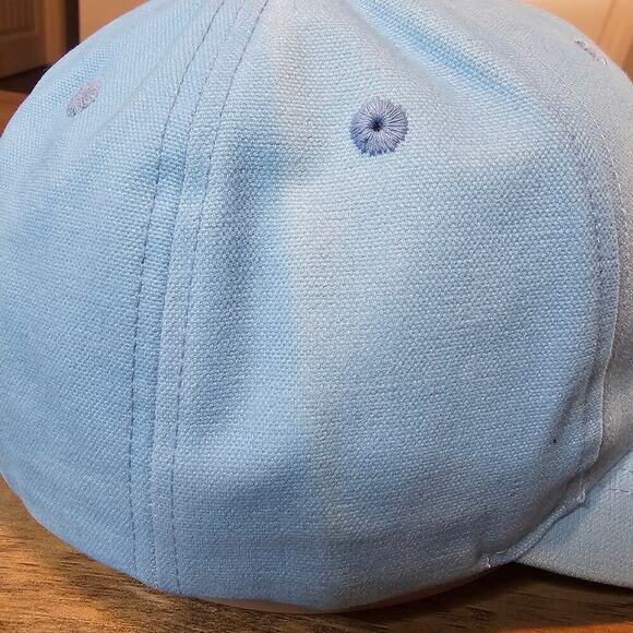 Vtg North Carolina Tar Heels Strapback Hat Cap Blue UNC Embroidered NCAA Retro - Picture 7 of 10
